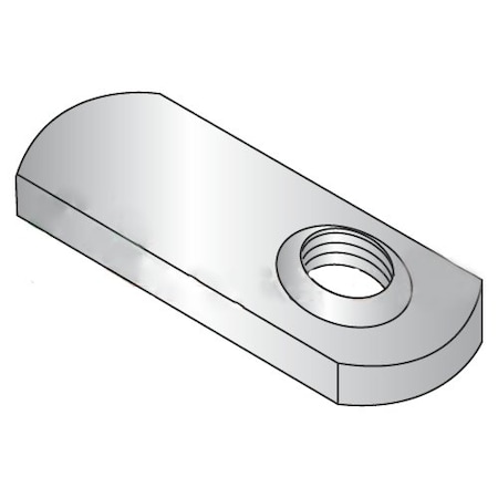 Tab Weld Nut, 5/16-24, 18-8 Stainless Steel, 1000 PK